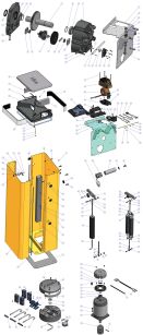 Zespół Silnika Elektrycznego do Szlabanu M3BAR