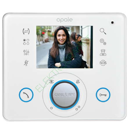 OPALE WHITE - Bezsłuchawkowy Monitor  WIDEO z Ekranem LCD 3,5