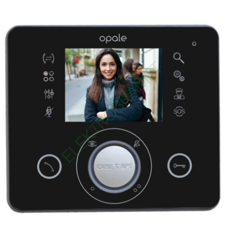 OPALE BLACK- Bezsłuchawkowy Monitor  WIDEO z Ekranem LCD 3,5